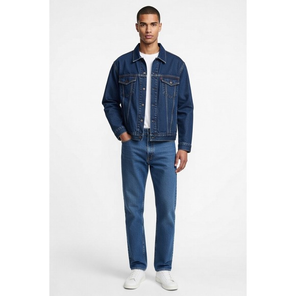 Levi's Other - Levi's Men's Denim Trucker Jacket Dark Wash Blue Sz 3XL 07158-0021